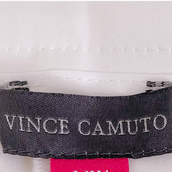 Vince Camuto Plus Size Double Weave Button Front Shorts Ivory size 24W NWT - Picture 7 of 9